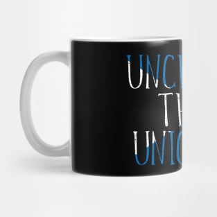 UNCHAIN THE UNICORN, Scottish Independence Saltire Flag Slogan Mug